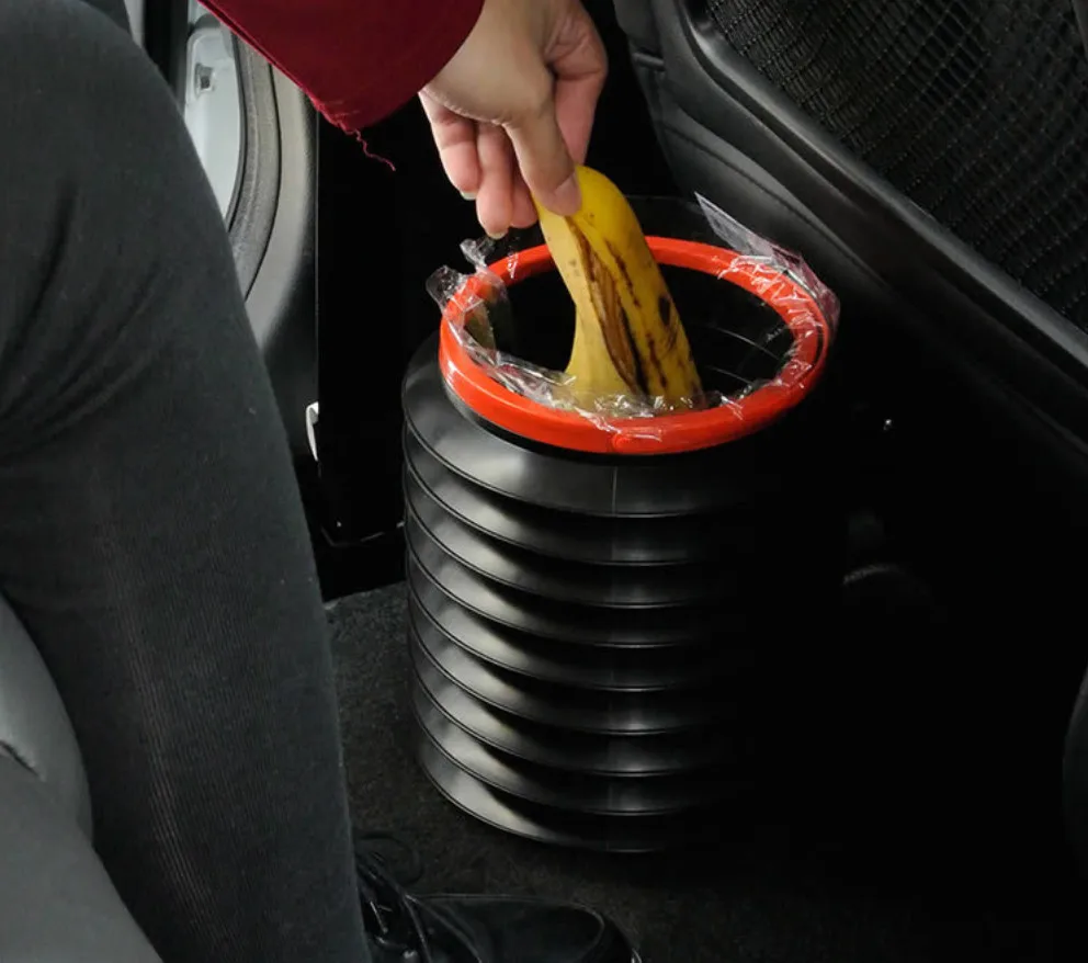 Складной Многофункциональный портативный автомобильный пылесборник ведро для