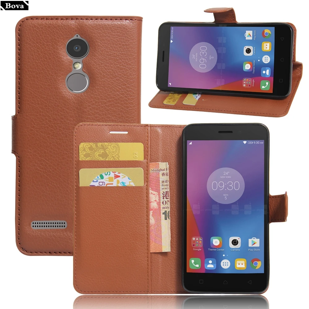 Чехол из искусственной кожи для fundas lenovo k6 Vibe K6 чехол бумажник держатель карт