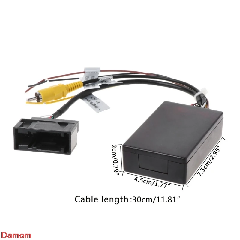 Автомобильная камера заднего вида с RGB на AV преобразователь адаптер для VW Volkswagen