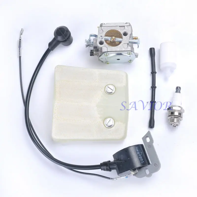 For Husqvarna 61 266 268 Replace Carburetor Carb Ignition Coil Fuel Filter Air W/ free Chainsaw Saw Free Shipping | Инструменты