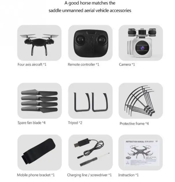 RC вертолет селфи Дрон Квадрокоптер с HD 1080 P wifi fpv-камера на дроне Профессиональный