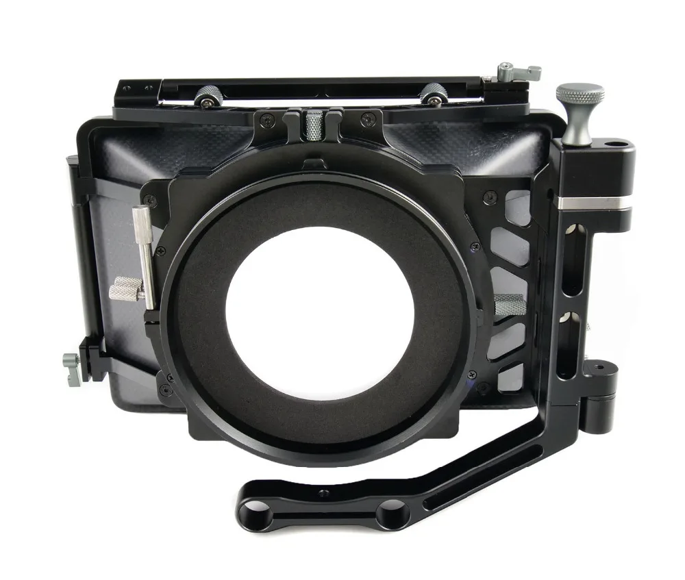 CAME-TV DSLR Rigs Carbon Fiber 4X4 Matte Box MB-02 Mattebox 15 мм для 5D/7D/GH3 | Электроника