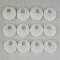 fashion white marble 18mm natural stone beads for jewelry making necklace earrings donut accessories 24pc wholesale