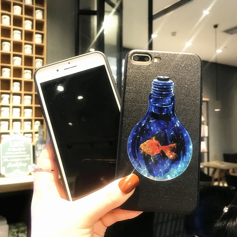 HOCAYU оптовая продажа дешевые чехлы для телефонов Iphone X 8 8plus 7 7plus 6 6s 6plus 3d Блестящий
