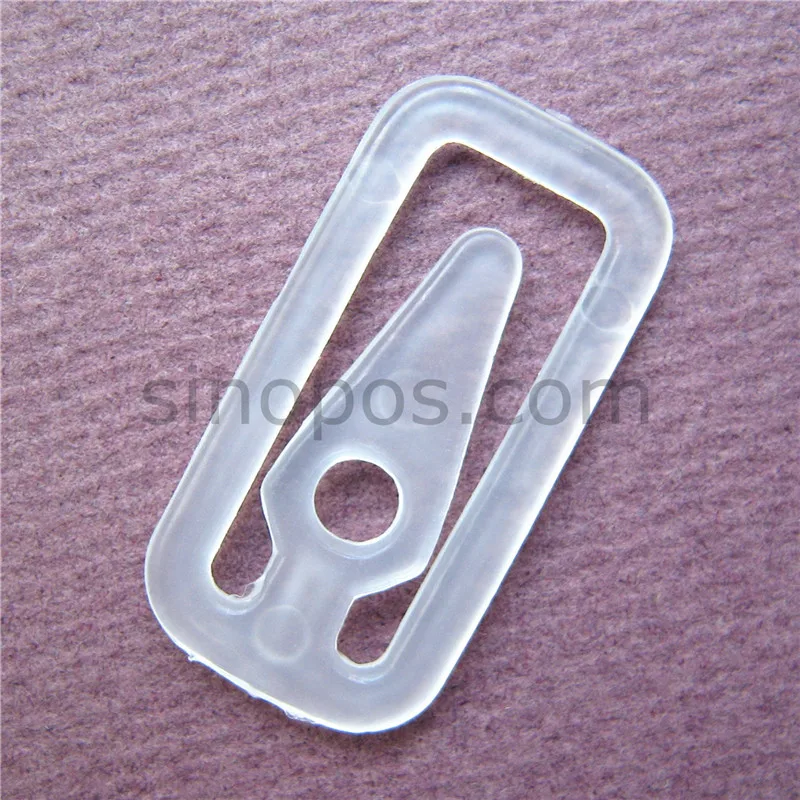Бесплатная доставка пластиковые зажимы для рубашки квадратное прозрачное белое