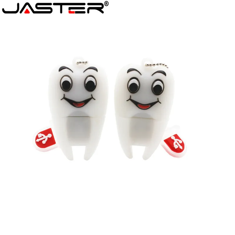 JASTER флеш-накопитель подарок зубы Милая модель 8 ГБ/16 ГБ/32 ГБ/64 Гб Usb флеш-накопитель, зубная флеш-карта памяти Флешка стоматолога U диск