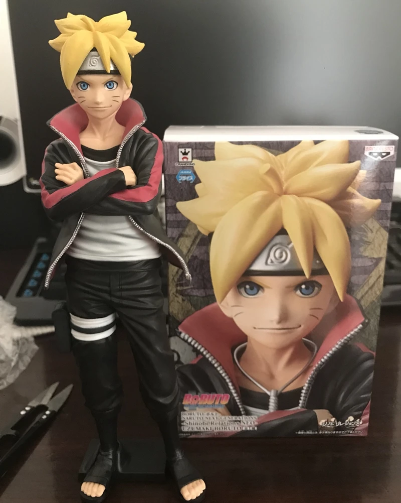 Оригинальная фигурка PVC Banpresto Naruto Grandista GROS Shinobi Relations Uzumaki Boruto модель игрушки фигурки Brinquedos.