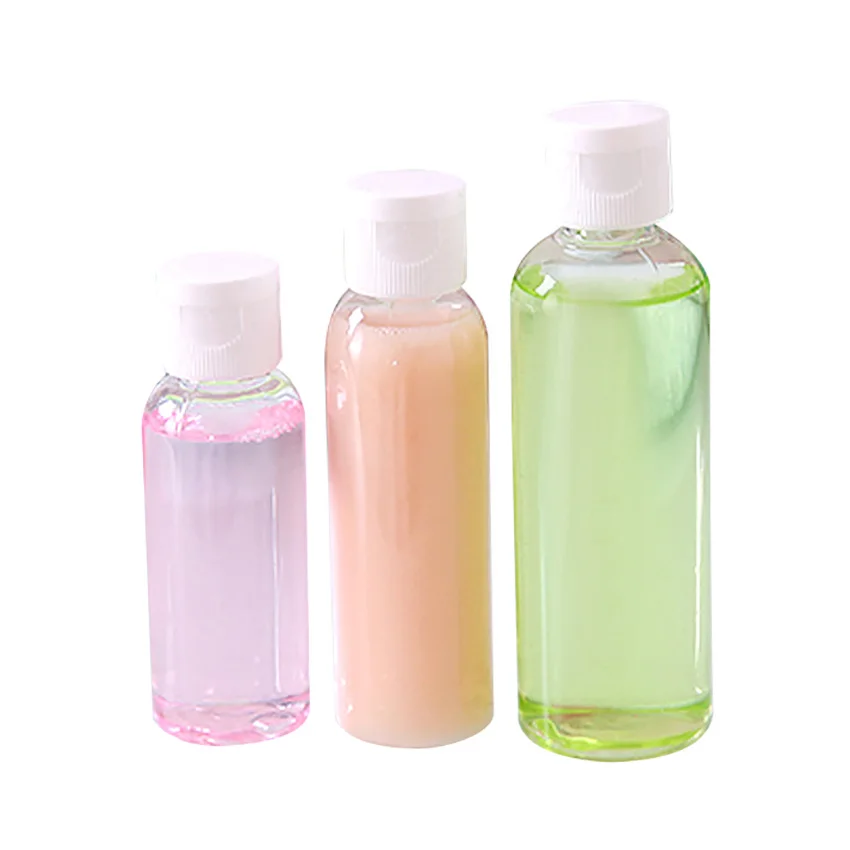 

30/50/60ml portable travel cosmetic bottle shampoo lotion emulsion shower Gel container bottling empty plastic makeup organizer