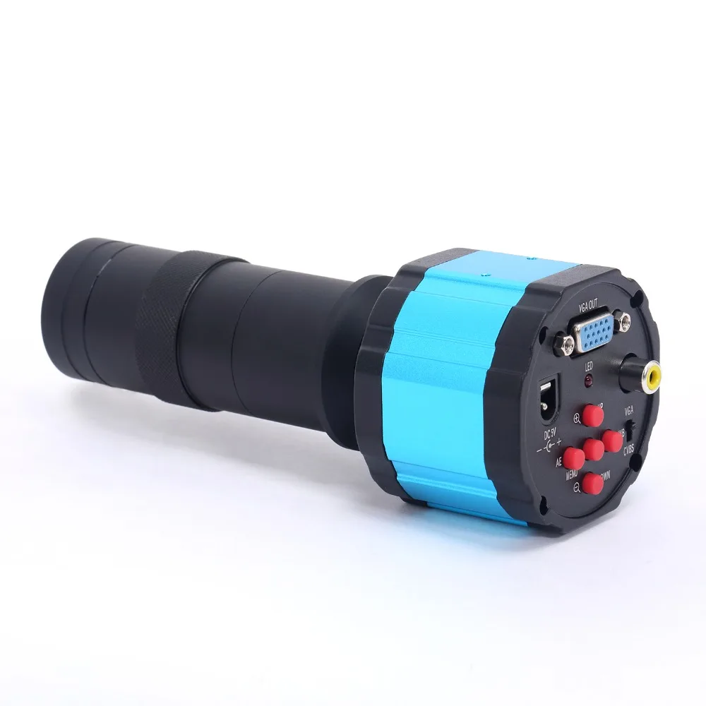 2.0mp VGA AV промышленный микроскоп Камера c-креплением видео Регистраторы 144 LED |