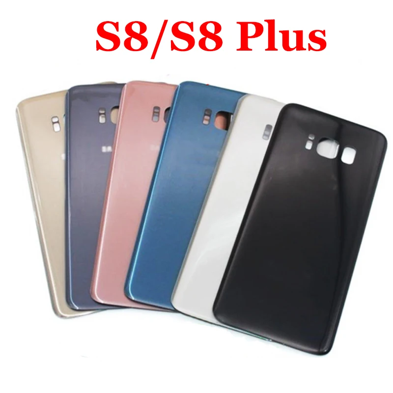 Для Samsung Galaxy S8 G950 G950F + S8Plus задний корпус Plus G955 G955F задняя крышка батарейного отсека