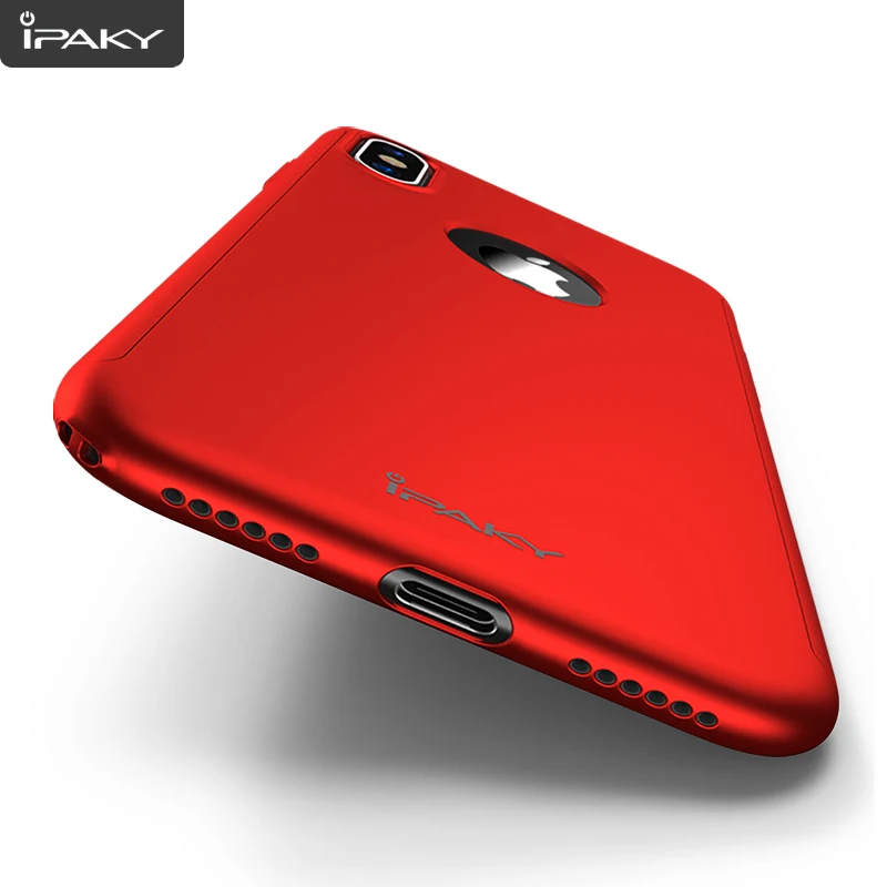 Для iphone x case Оригинал бренда iPaky 360 Полный coque для 10 Тонкий чехол Ультратонкий