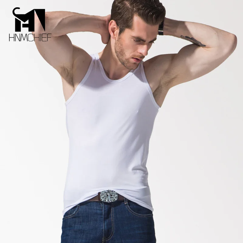 футболки для мальчиков жилет мужской мужские мужская синглетный underwear Твердые