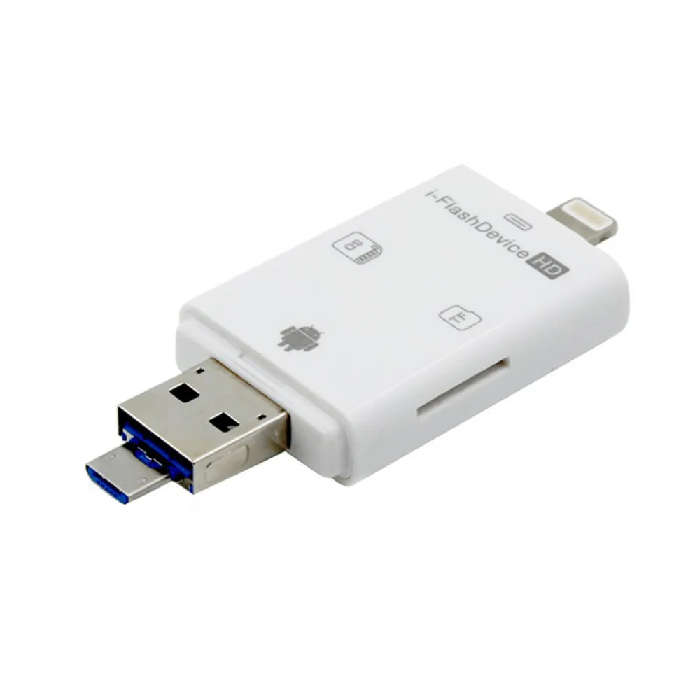 Три в одном для iphone OTG кардридер многофункциональный otg TF камеры SD