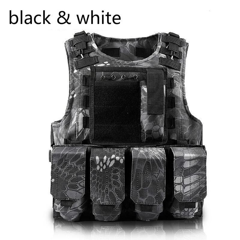 mwblack Военный жилет тактический страйкбол боевой жилет армейский Molle Штурмовое снаряжение верхняя одежда CS охотничий Камуфляжный жилет - Цвет: mwblack