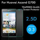 10 шт.лот 2.5D Закаленное стекло оригинальная 9H Взрывозащищенная защитная пленка для Huawei Ascend G700
