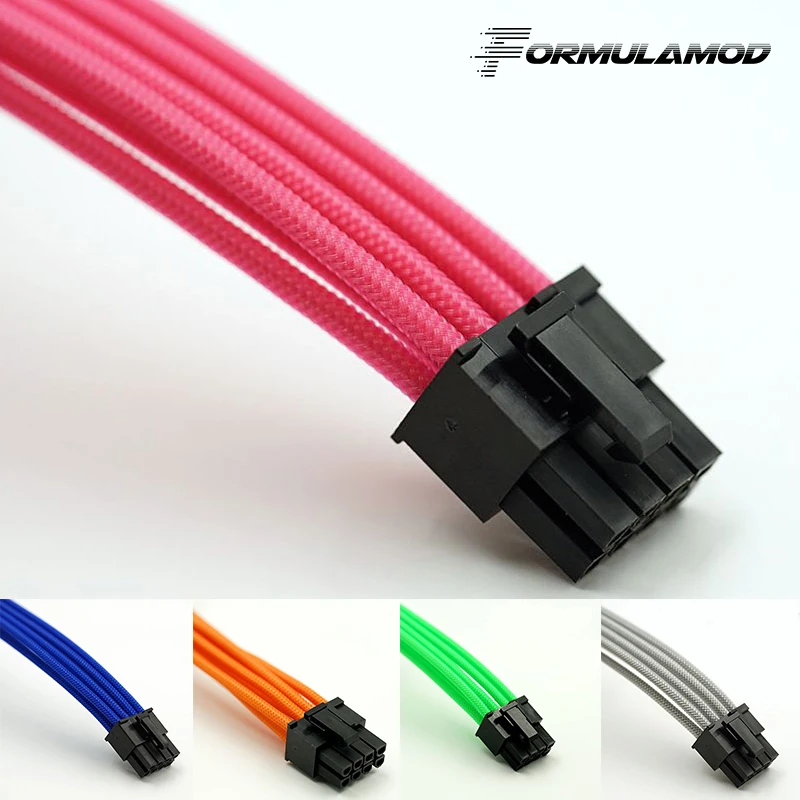 FormulaMod Fm PCI8P B PCI E 8Pin GPU удлинитель питания материнская плата 18AWG многоцветные