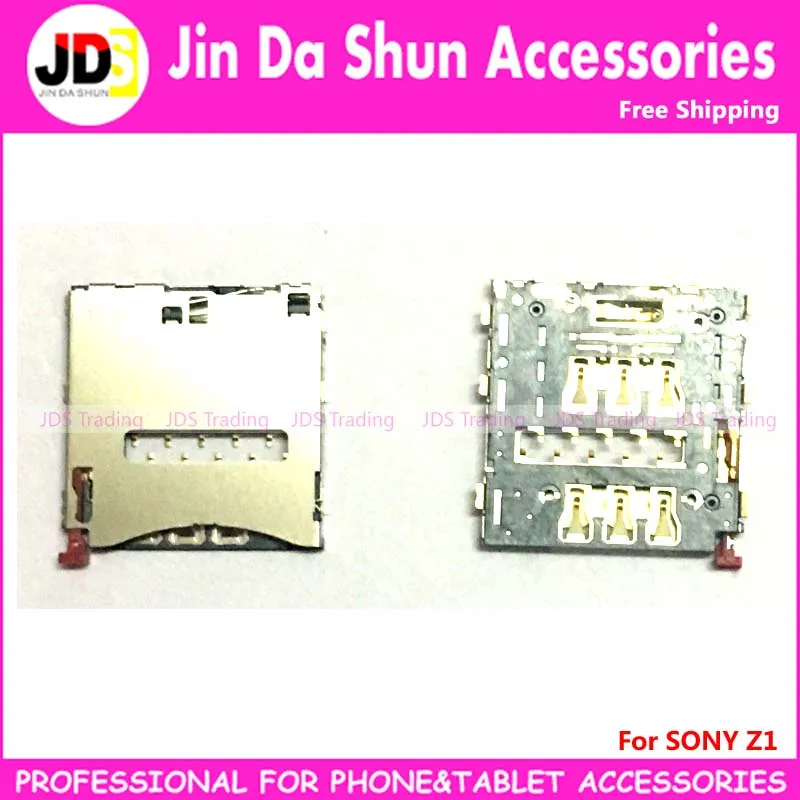 JDS для Sony Xperia Z1 L39H Z1MINI C6903 XL39H Sim кардридер гнездо внутренняя карта держатель лоток