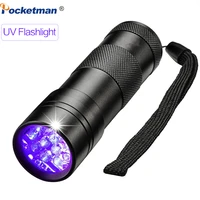 black light uv flashlight 12 leds 395nm ultraviolet urine detector torch linterna for dogcatpet urine dry stains