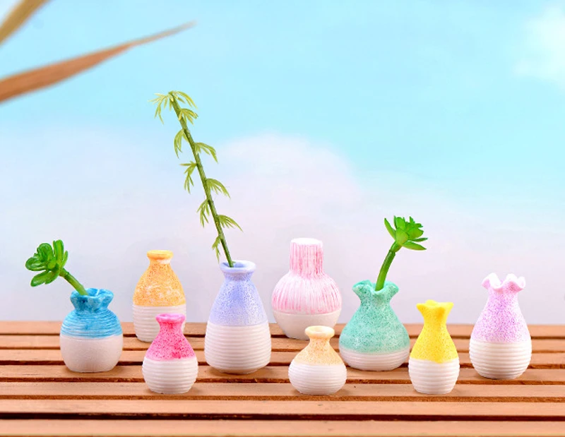 2 шт. ваза из смолы волшебный сад-Террариум статуэтки миниатюры jardin микро