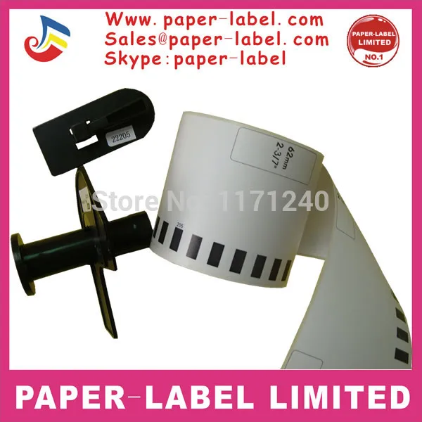 50 10xrolls Непрерывная Бумажные Этикетки DK-22205 DK22205 DK-2205 DK205 205 |