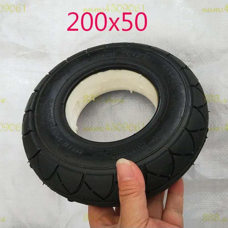 200x50 (8x2) шина твердая/заполненная пеной для Razor E100 E125 E200 твердая бескамерная