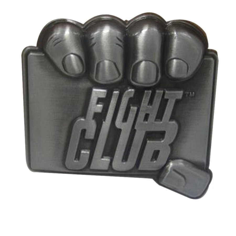 Для женщин Мужская одежда Роскошные Бойцовский клуб прямоугольник пряжки ремня