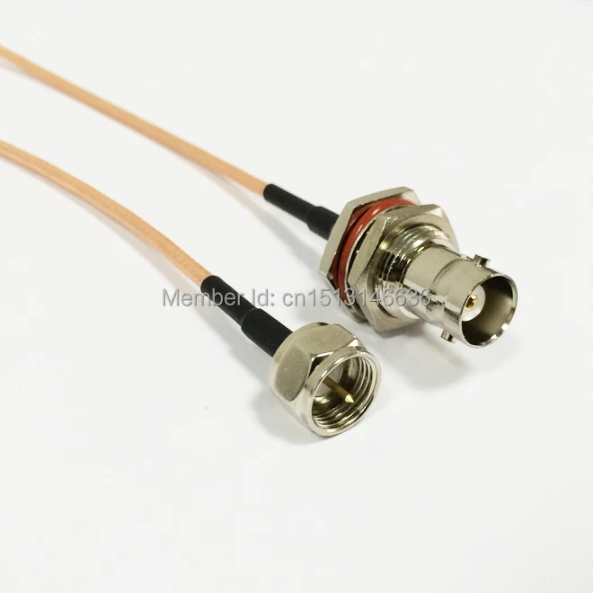 Новый модемный коаксиальный кабель BNC Гнездовой разъем F штекер разъема RG316 Pigtail 15