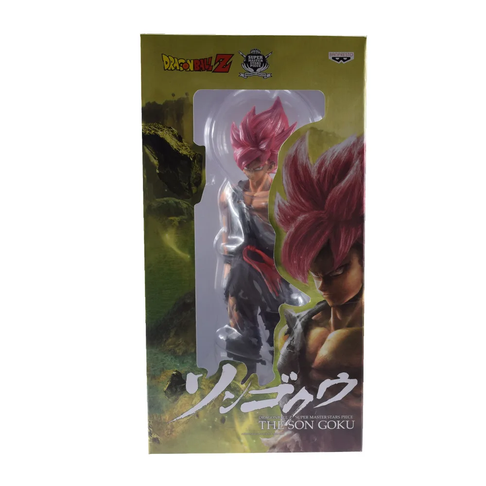 34 см Big Dragon Ball Z Супер из мультфильма MSP супер сайян сын Гоку черный Вегета ПВХ