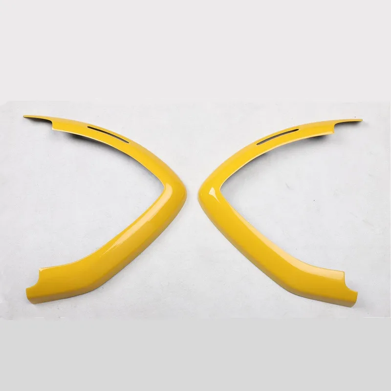 2 шт. молдинги для приборной панели автомобиля Обрезанные наклейки центральной