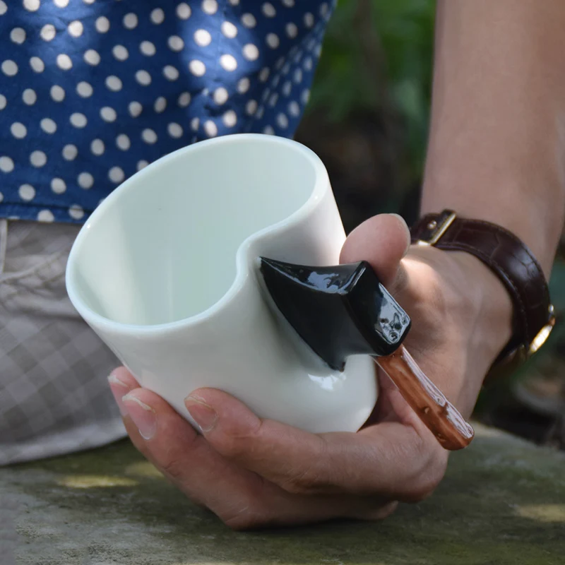 Креативная забавная керамическая утренняя кружка в стиле Ax керамические кружки