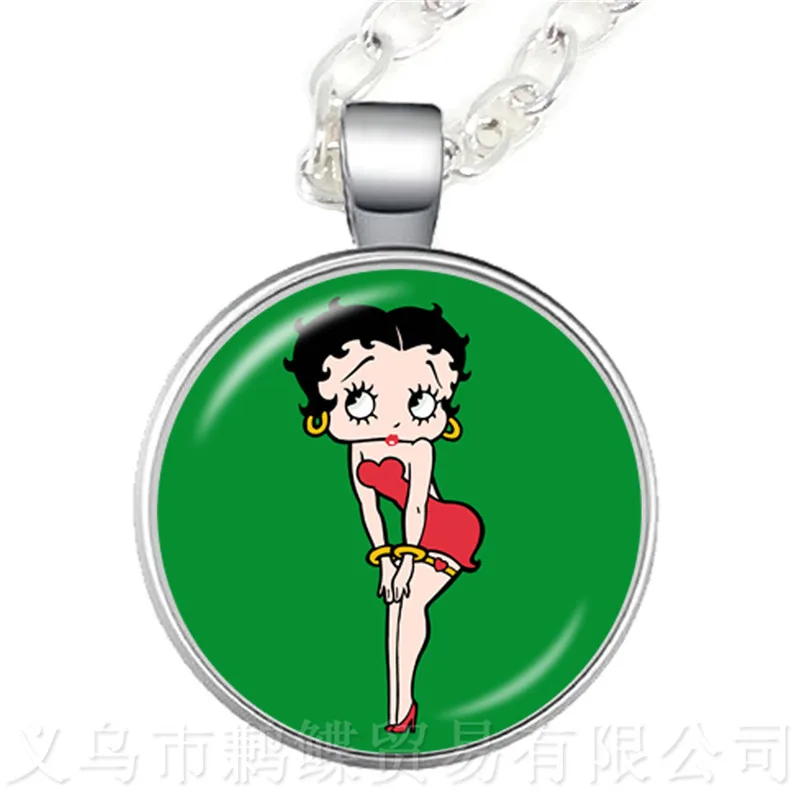 Ожерелье с круглым кабошоном из стекла 25 мм|Ожерелья подвеской| |