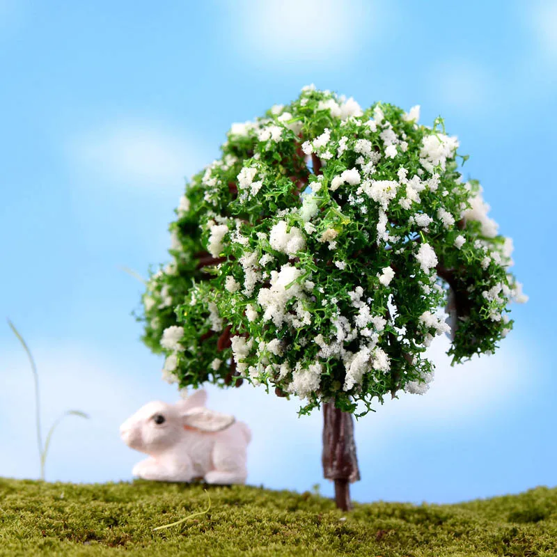 1 шт. Миниатюрная пластиковая Сакура 5-7 см | Дом и сад