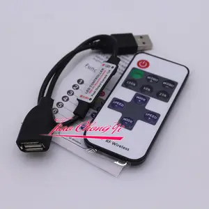 Миниатюрный Беспроводной светодиодный пульт дистанционного управления USB 5 в RF