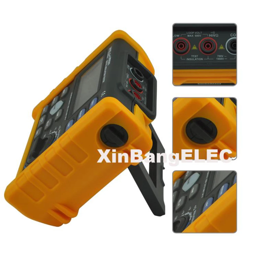 

MegOhmmeter 1000V Digital Insulation Resistance Tester Meter 0.01 Ohm~200 Ohm
