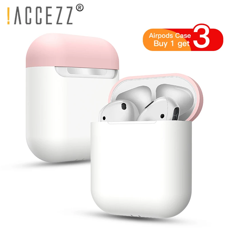 ! ACCEZZ милый ТПУ для AirPod 1 2 Чехол беспроводные наушники Funda крышка гарнитура