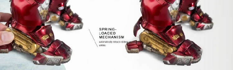 Comicave 1/12th весы сплав титана Железный человек XLIV MK44 Hulkbuster Броня Коллекционные фигурки