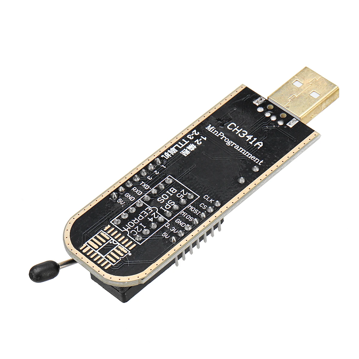 CH341A 24 25 серия EEPROM флэш-память биос USB программатор модуль+ SOIC8 Клип на плате