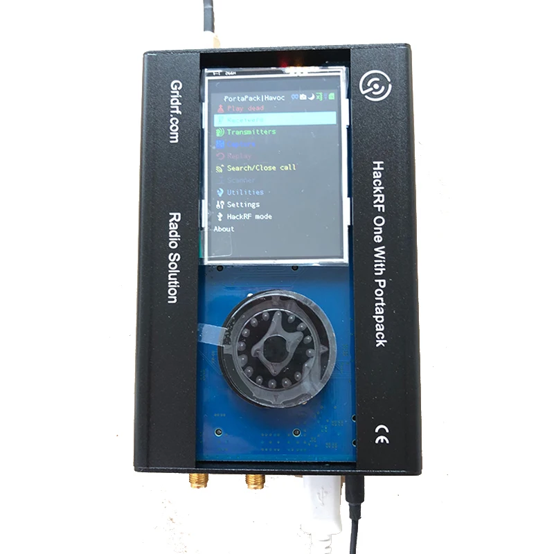 Lusya PortaPack алюминиевый корпус для HackRF один 1 МГц-6 ГГц SDR приемник и передача AM FM SSB Ham Радио C2-002