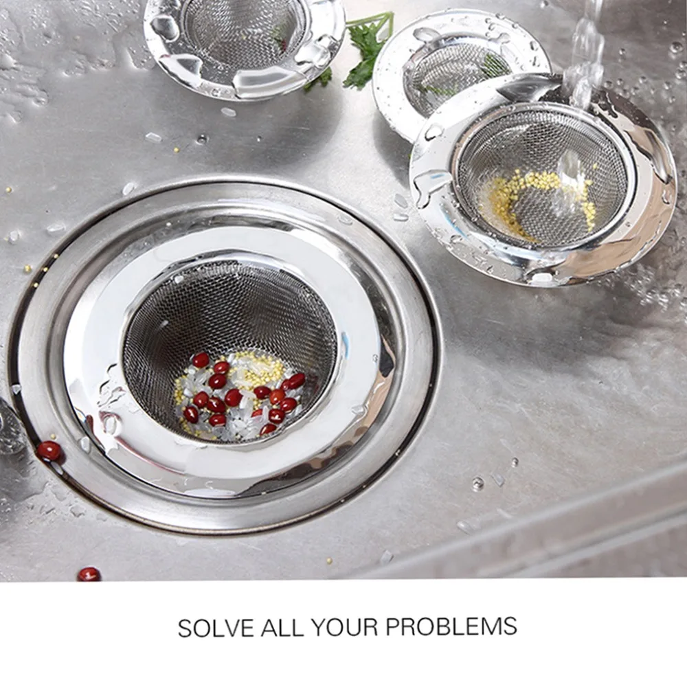 5 шт. сливной сетчатый фильтр для кухонного пола из нержавеющей стали