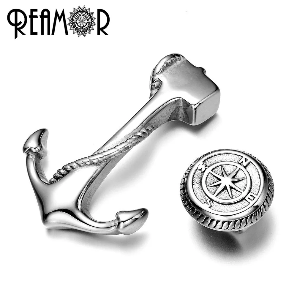 Якорные соединители REAMOR 316l из нержавеющей стали Компасы/бриллиантовые Ювелирные