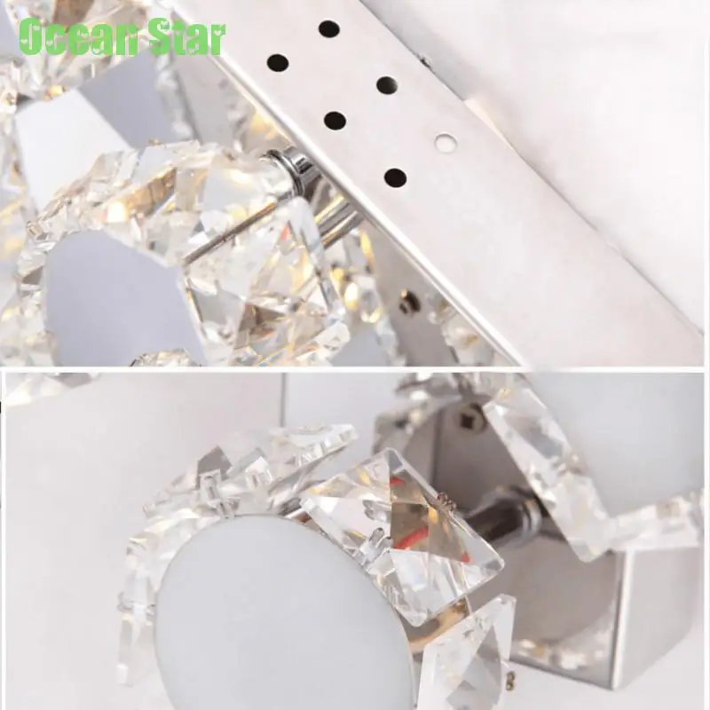 12 Вт современный настенный светильник Хрустальный стиль настенные светильники