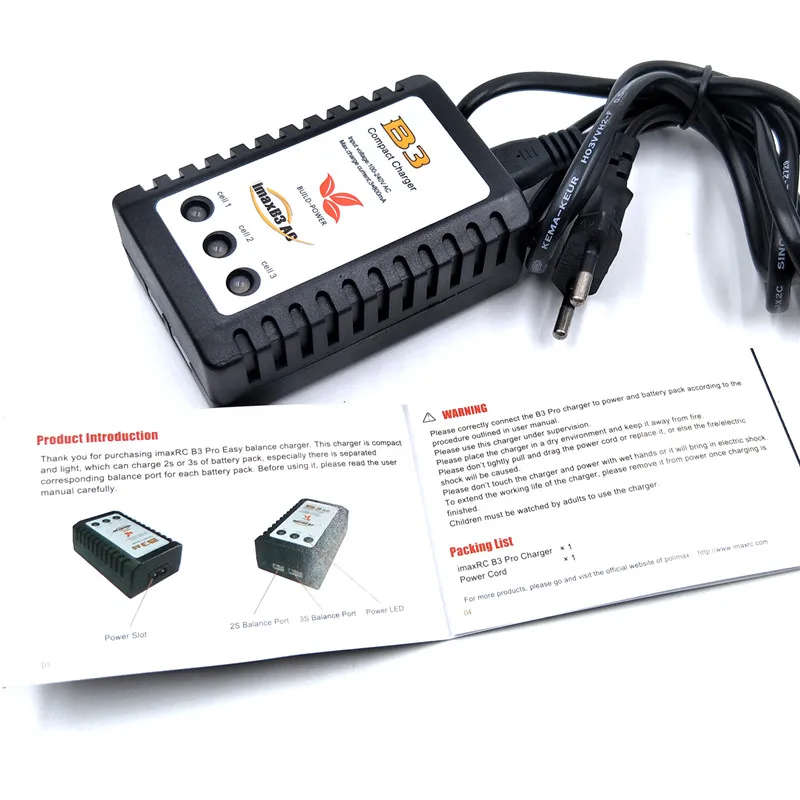 Зарядное устройство для литий полимерных аккумуляторов B3 100 ~ 240 В переменного