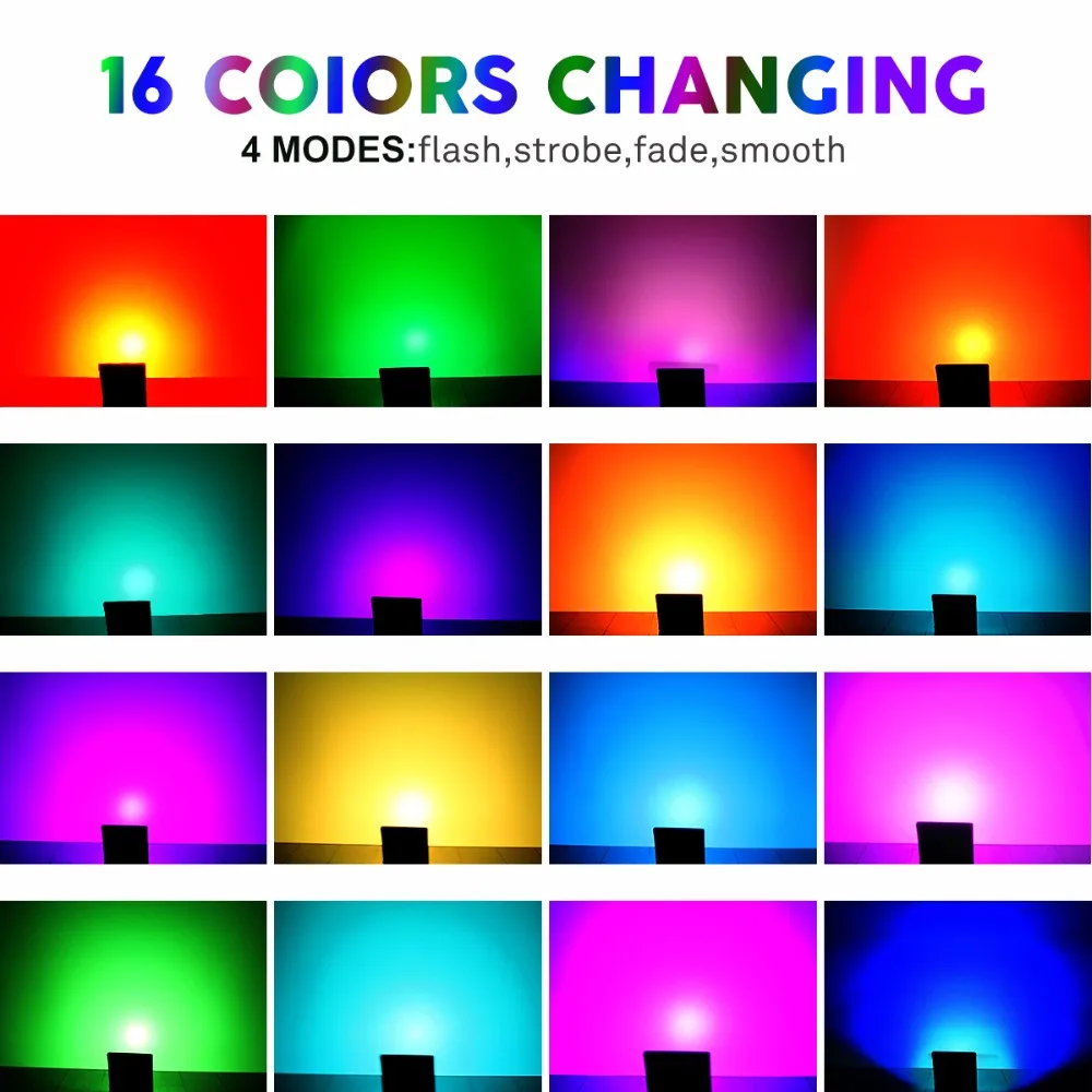 Светодиодный прожектор с RGB-подсветильник кой 30 Вт дистанционным управлением |