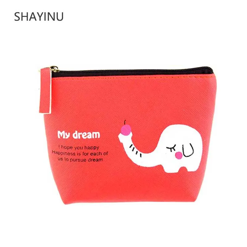 Новые Женщины Кошельки для Монет Милые Девушки Животных Мини Мешок Ключа кольцо