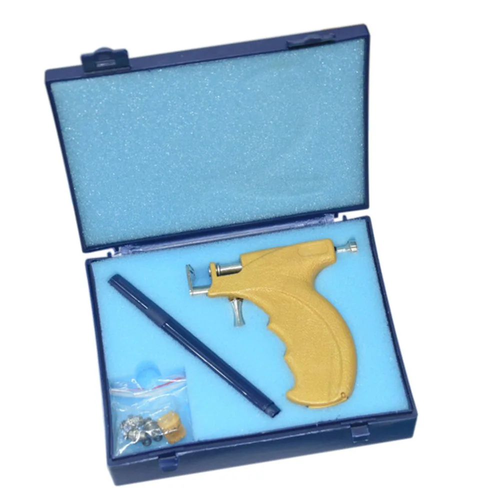 

Professional Ear Piercing Gun Set Safety Steriled Ear Nose Navel Body Piercing Gun Tool Kit Ear Piercing Tool With Storage Case