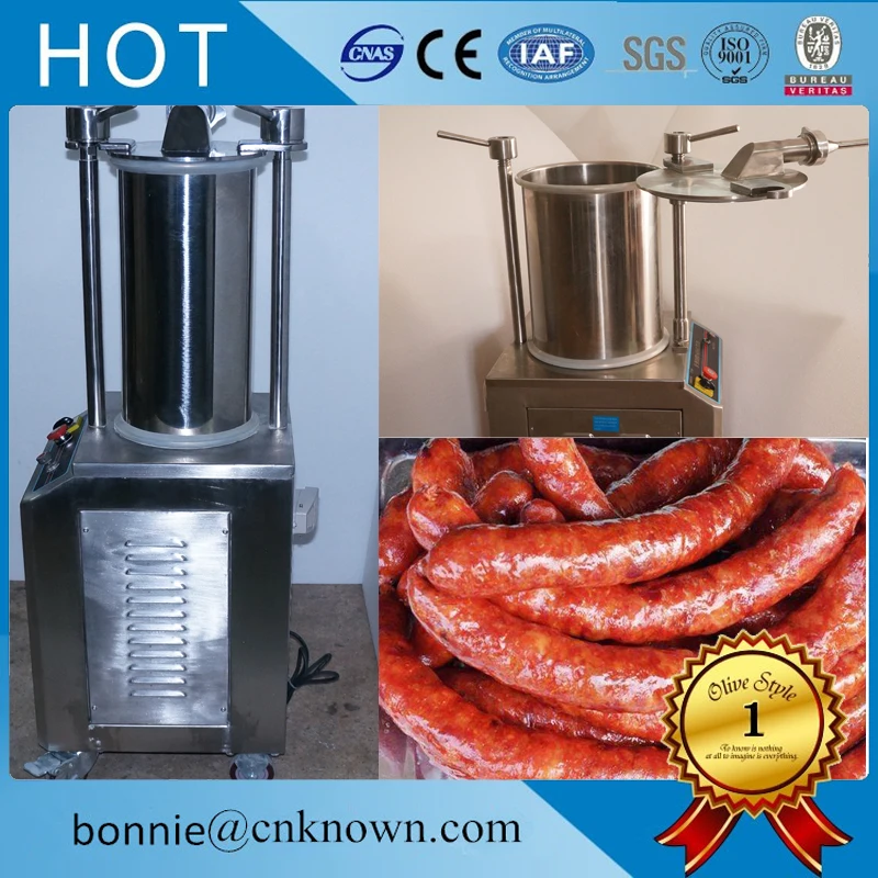 

26L electrichydraulic sausage filling maker ham sausage making machine free sea shipping