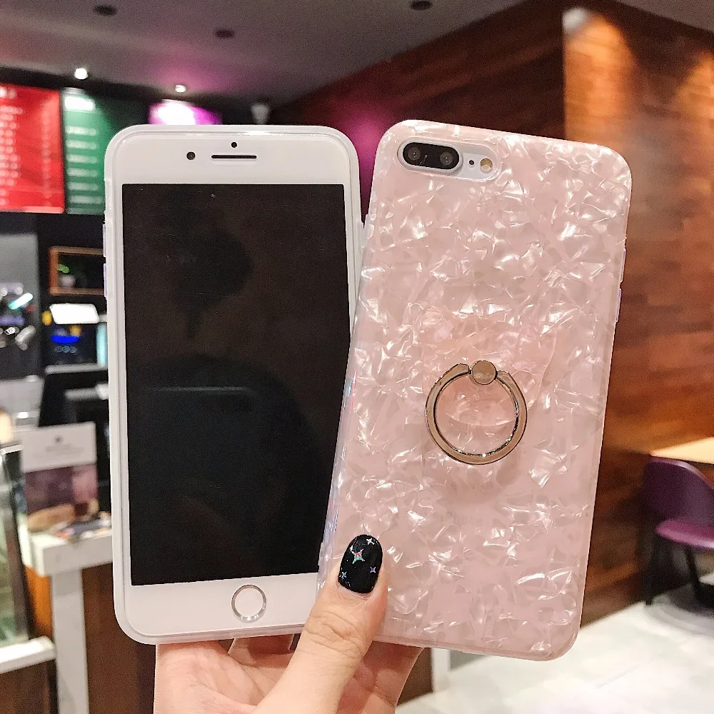 Роскошные в виде ракушки мрамор цепи чехол для huawei P30 pro P20 P20lite P10 mate20 pro honor 20 20i 10 9 lite nova 5 pro 4 3 3i
