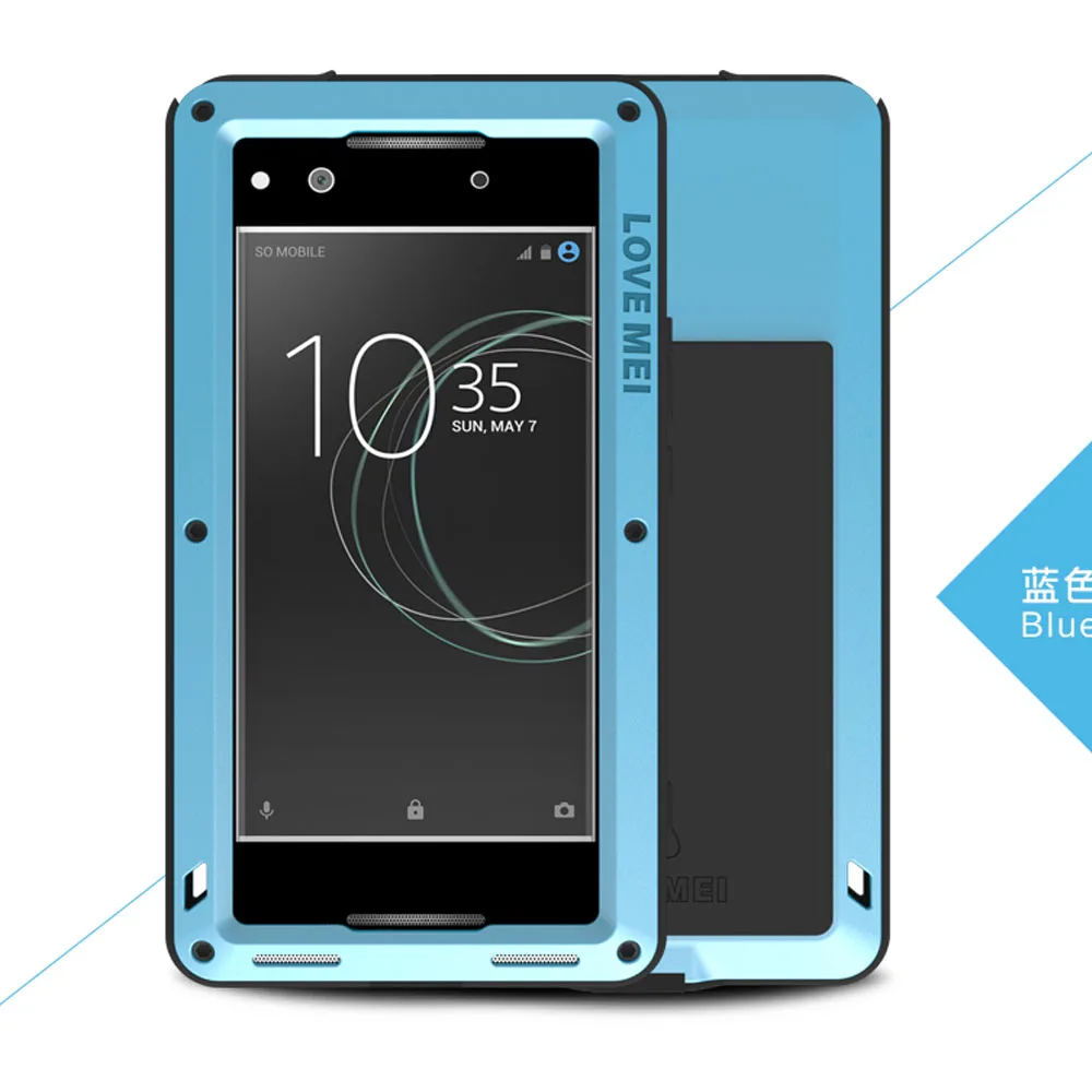 Чехол Love Mei для SONY Xperia XA1 G3121 G3123 G3125 ударопрочный водонепроницаемый жесткий