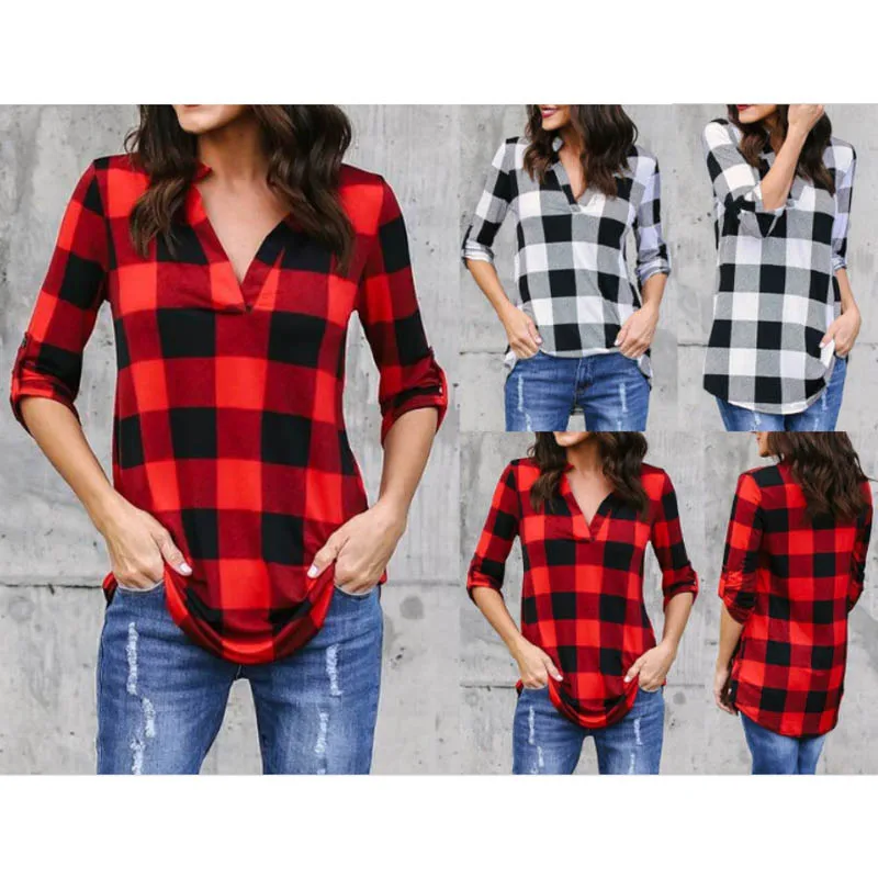 MaiJee 2018 Plus Size 3XL European and American Womens Tops Blouses Blouse Blusa Feminina Camisas Chemise Femme Blusas Mujer |