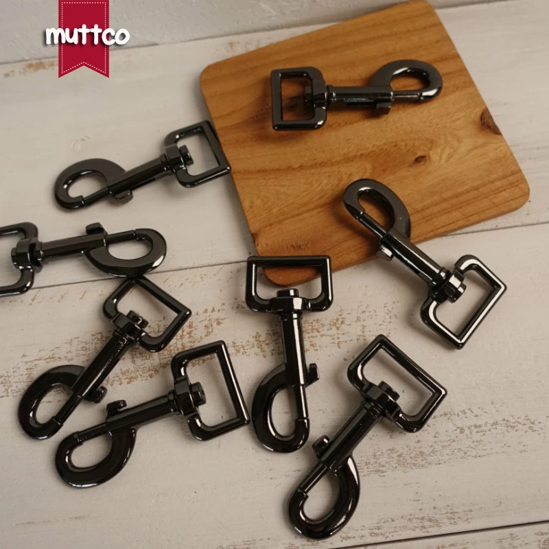 wholesale environmental gun black 2.5cm metal Swivel clasp lobster claws Hardware dog clip buckle leash accessories PK-25B | Дом и сад